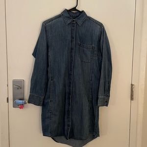 Pre-owned Madewell Denim Shirt Dress